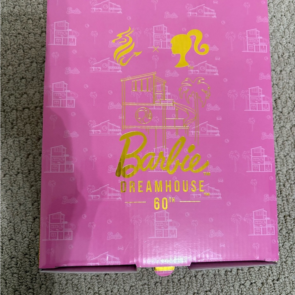 GORGEOUS!!!  Barbie Dreamhouse 60th Dragon Glassware -  NIB